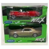 (2) Welly 1:24 Die Cast Model Cars (MIB)