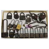 (19 pcs) Padlock Collection