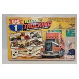 Tyco "US 1 Trucking"  HO Slot Car Set w/2 Cars