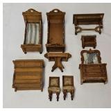 Dollhouse Miniature Wooden Furniture