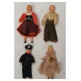 German Dollhouse Miniature Dolls