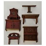 Dollhouse Miniature Wooden Furniture