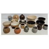 (17 Pcs) Asst Miniature Pottery