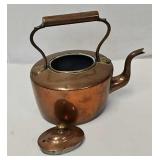 Vintage Solid Copper Tea Kettle