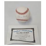 Barry Bonds Autographed Baseball w/Cert