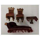 Dollhouse Miniature Wooden Furniture