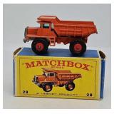 Matchbox 1:64 Die Cast #28 Mack Dump Truck w/OB