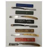 (5) Antique Straight Razors