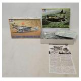 (2) Tamiya Military Aircraft Model Kits