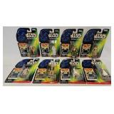 (8)1998 Star Wars Freeze Frame Action Figures (MOC