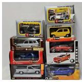 (8 Asst) 1:24 Die Cast Toy Vehicles (MIB)