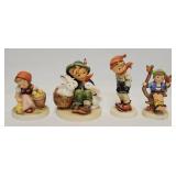 (4) Hummel TM6 Trademark Figurines