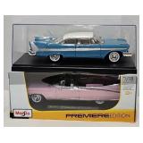 (2) 1:18 Die Cast Car Models