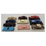 (10) Asst 1/43 Die Cast Automobiles