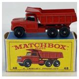 Matchbox Die Cast #48 Dodge Dumper Truck w/OB