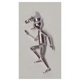 Unoaerre, Italy Sterling Silver Pinocchio Pendant