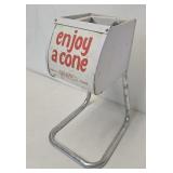 Vintage "Enjoy A Cone" Ice Cream Cone Holder