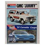 (2) Complete, Unbuilt 1/24 Car Models Kits w/OB