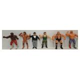 Set of (6) c1984 LJN 7 1/2" Wrestling Figures