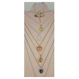 Gemstone Necklaces and Designer Charm Bracelet