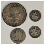 (4) Silver US Coins