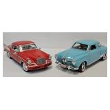 (2) 1:18 Die Cast Automobiles