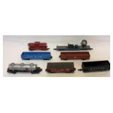 (7) American Flyer S-Gauge Freight Train Cars