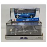 (2) 1:24 Die Cast Cars (MIB)