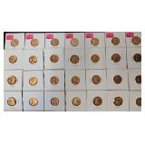 28 BU Red  MS Lincoln Cents