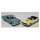 (2) 1:18 Die Cast Automobiles