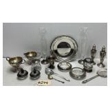 Sterling Silver Serving and Decor Lot