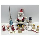 Kitschy Christmas Lot - Styrofoam Santa, Angels ++