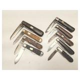 (9Pcs.) ASSORTED VINTAGE JACK KNIVES