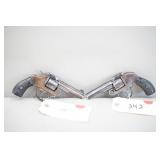 (CR) (2) Iver Johnson Topbreak .32S&W Revolvers