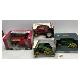 (4) NOS Ertl Tractors - John Deere/Int