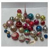 Vintage Mercury Glass Christmas Ornaments