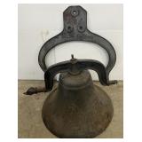 15.5" Crystal Metal Cast Bell w/ Yoke & Cradle