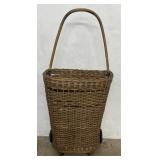 Charles Schober Rolling Basket Market Cart