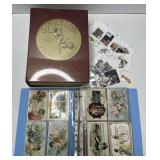 Foreign Postage Stamp Album & Postcards