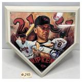 Litho Art Home Plate Signed -Cal Ripken, Jr