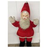 49" Vintage Big Stuf Santa Claus w/ Plastic Face