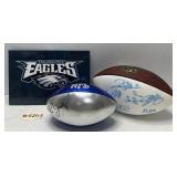 Philadelphia Eagles Autographed Footballs ++