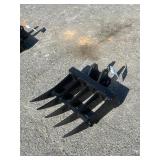 New Mini Excavator Grass Fork Attachment