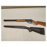 (2Pcs.) RED RYDER BB GUN AND REMINGTON 700 STOCK