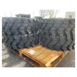 (4) New 12-16.5 NHS SKS-9 Skid Loader Tires