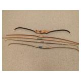 (5Pcs.) UNMARKED RECURVE BOWS