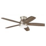 Ashby Park 52in Brushed Nickel Ceiling Fan