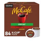 4x Mccafe Coffee 84-ct Medium Roast Decaf Kcup