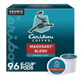 4 Boxes Caribou Coffee Mahogany 96 K-cups