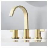 8 In. 2 Handle Waterfall Bathroom Sink Faucet